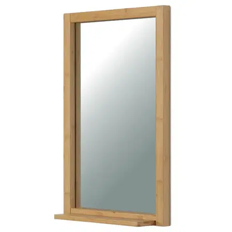 Nástěnné zrcadlo B043 NAT, bambus, M