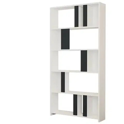 Knihovna Lima - White, Anthracite