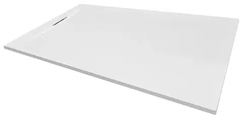 Sprchová vanička obdélníková SAT Fusion 100x90 cm litý mramor Blanco SATFU10090BL SATFU10090BL