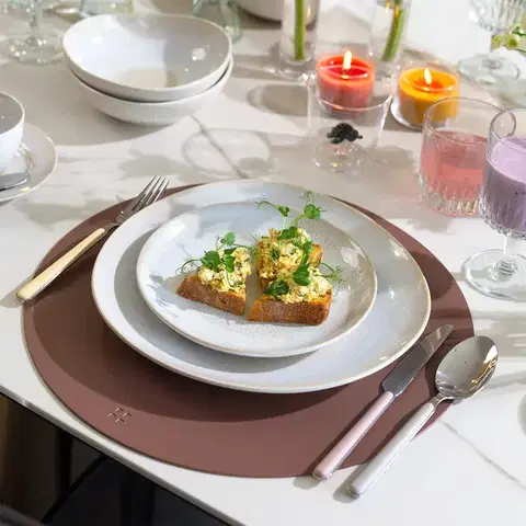 Starorůžové prostírání ø 38 cm - Elements Ambiente - 593878