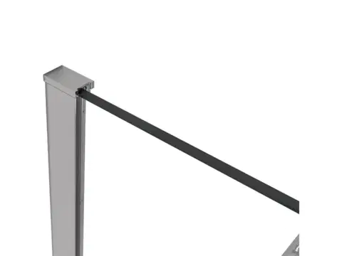 CERANO Profil pro sprchové zástěny Walk-in Onyx 8 mm chrom 15 mm CER-423409
