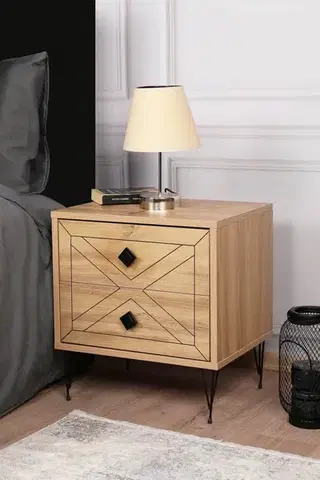 Noční stolek Luna - Pine