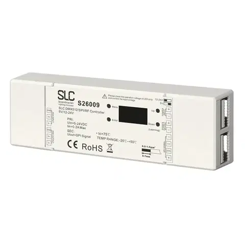SLC Controller DMX/RF na SPI 5/12-24V 120W IP20