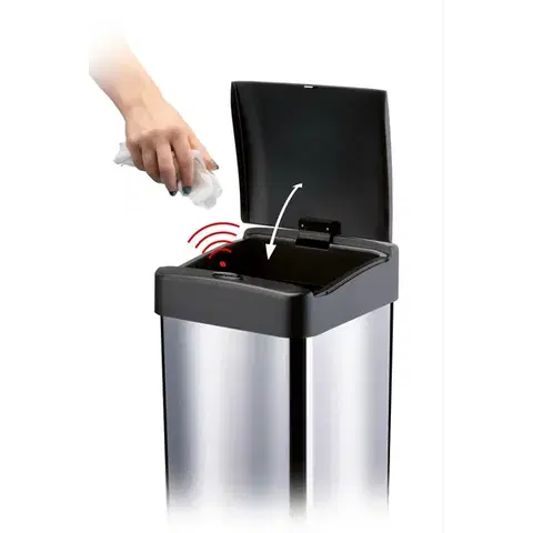 Lamart LT8107 Bezdotykový koš Sensor USB 50 l, 50 l