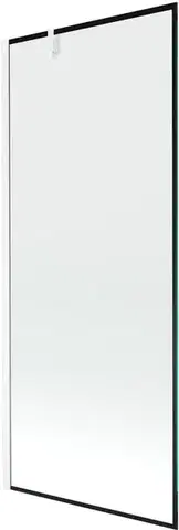 MEXEN/S Next vanová zástěna FIX 80 x 150, černá dekor, bílá 895-080-000-00-0-20 895-080-000-00-70-20