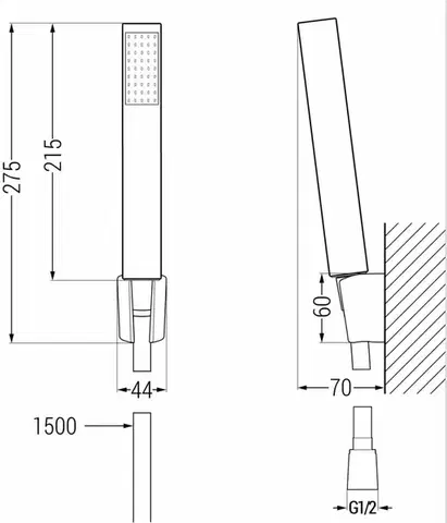 MEXEN/S R-77 sprchový set point, zlato 785775052-50