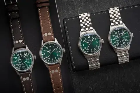 Laco Flieger Stuttgart Pro Grün 43 Automatic