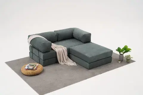 Rohová sedací souprava Comfort Mini - Green