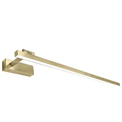 REA Koupelnové nástěnné LED svítidlo SWE033-1W 80cm BRUSH GOLD OSW-20132