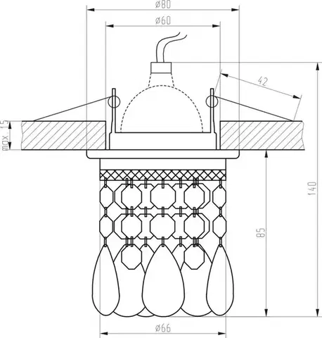 Bodové světlo SK-64 Candellux