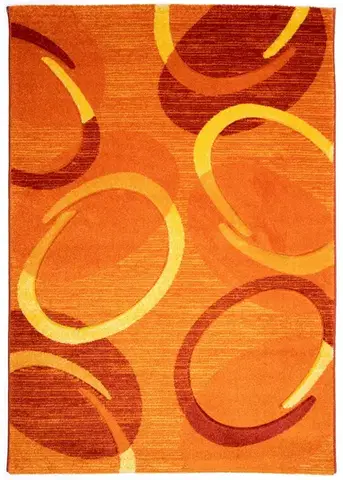 Spoltex, Kusový koberec Florida orange 9828, 120x170, oranžová, chodba / předsíň
