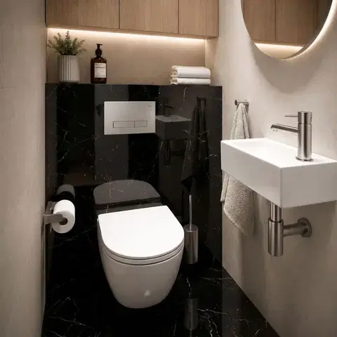 REA Ovládací tlačítko k podomítkovým systémům WC HD K011A-Q and Slim 024N Satin REA-E0635