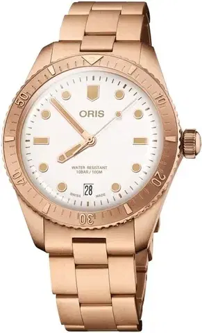 Oris Divers Sixty-Five Date White Star 01 733 7771 3151-07 8 19 15