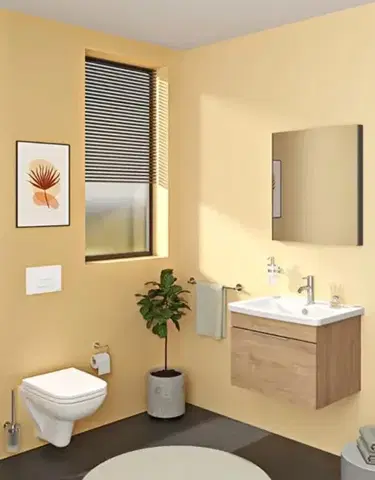Ovládací tlačítko VitrA Loop O plast bílé lesklé 740-0500 740-0500