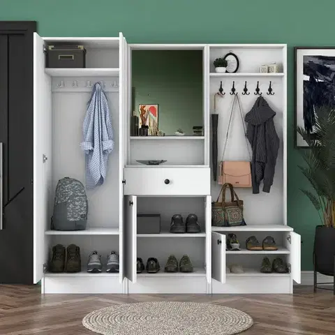 Předsíňová sestava Mio White II
