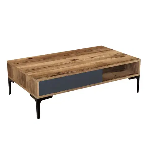 Konferenční stolek Istanbul - Walnut, Anthracite