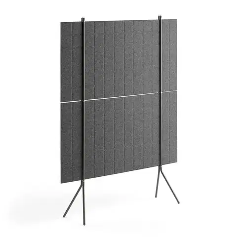 Paraván SPLIT, 1200x1500 mm, tmavě šedý