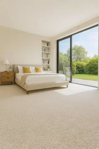 Vopi, Metrážový koberec Capri Lux cream - neúčtujeme odřezky z role, na míru, šíře 2m,3m,4m, béžová, filc, dětský pokoj