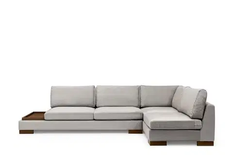 Rohová sedací souprava Tulip Corner Right Without Pouf - Light Grey