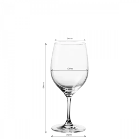 Poháry na bílé víno 310 ml set 4 ks – Anno Glas Lunasol META Glass - 322080