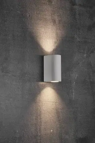 NORDLUX venkovní nástěnné svítidlo Canto Maxi 2 2x28W GU10 bílá čirá 49721001