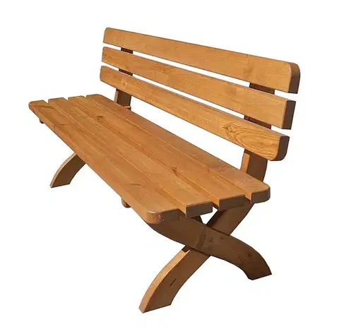 Masivní lavice z borovice dřevo lakované 40 mm (různé délky) 160 cm