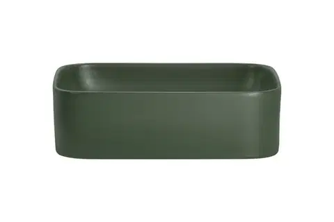 COMAD Umyvadlo na desku KAMA 50, zelená mat 5907611655252