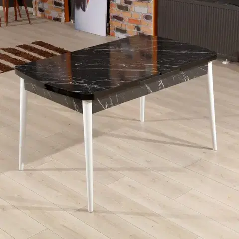Extendable Dining Table Bendir - White
