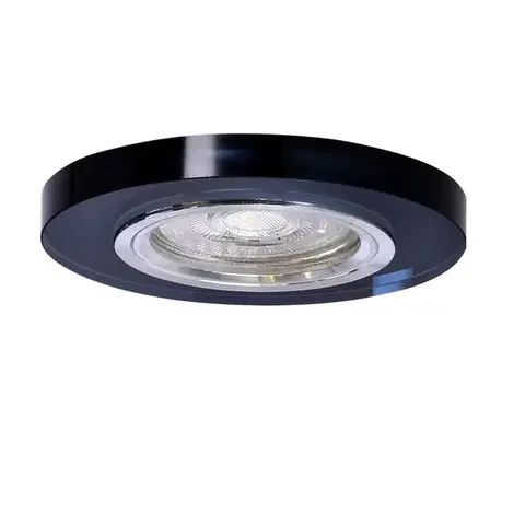 Kulaté stropní svítidlo, černé, SS-15