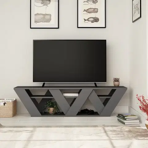 Televizní stolek Ralla Anthracite