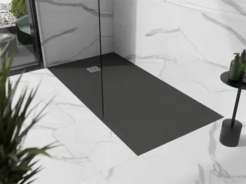 MEXEN Stone+ sprchová vanička obdélníková 180x70, antracit 44717018