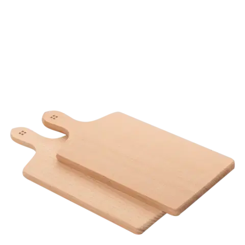 Dřevěná deska na krájení s rukojetí 28 x 12 cm set 2 ks - Basic - 593001