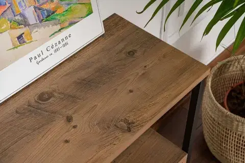 Konzolový stolek Solace - Atlantic Pine, Black