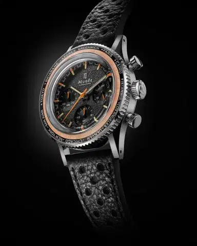 Nivada Grenchen Chronoking Mecaquartz - Inter. Bezel - Bracelet Flat Link