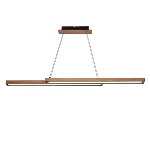 Dřevěná závěsná lampa Sento 20W LED 4000K černý kryt