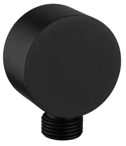 AQUALINE Vývod sprchy, průměr 50, černá mat SC371B