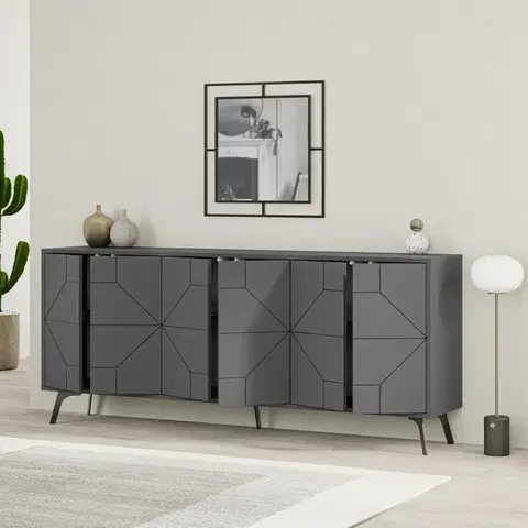 Skříňka Dune Anthracite 2