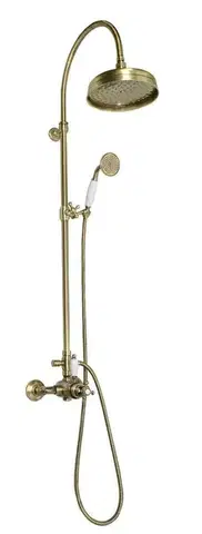 SAPHO ANTEA sprchový sloup s termostatickou baterií, bronz SET046