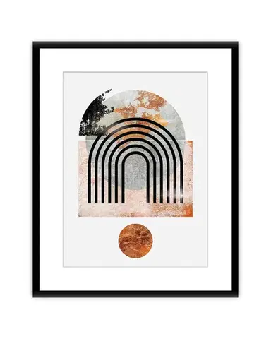 Obraz Abstract I 40x50cm copper