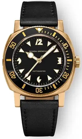 Nivada Grenchen Depthmaster Bronze - Brown Racing Strap