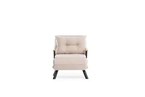 Rozkládací křeslo Sando v2 Single - Cream