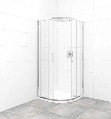 Sprchový kout čtvrtkruh 80x80 cm SAT TEX SATBKTEXS80CRT SATBKTEXS80CRT