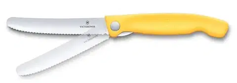 Piknikový nůž Victorinox Swiss Classic Wavy 11cm žlutý 6.7838.FC1