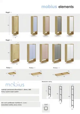 HALMAR Psací stůl MOBIUS 2S dub hickory