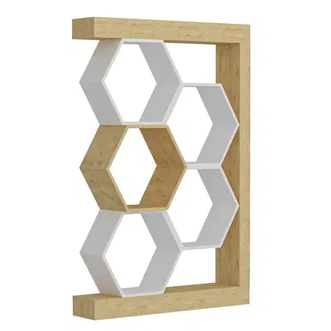 Knihovna Artemis - Oak, White