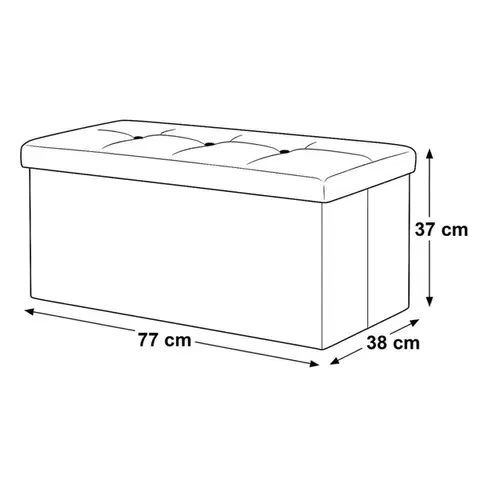 Taburet s úložným prostorem TAB-472 Autronic