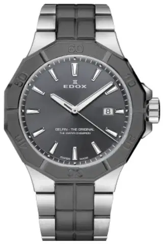 EDOX Delfin Quartz Date 53021-3GM-GIN