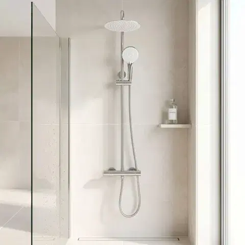 REA Sprchová sada bez výtoku s termostatem Lungo Chrome REA-P6735