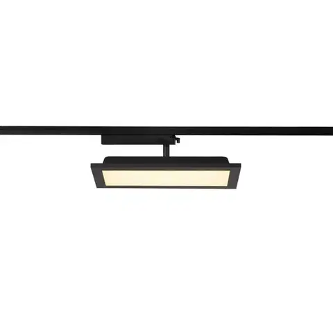 BIG WHITE SLV PANEL TRACK square 150 x 300 mm 1fázový spot černý 18 W 3000 K 1004933