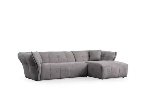 Rohová sedací souprava Boxer Right - Light Grey